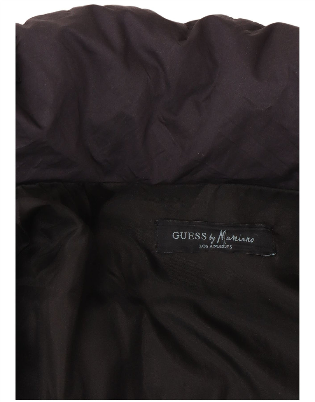 Casaco acolchoado feminino Guess By Marciano IT 46 grande poliéster azul marinho