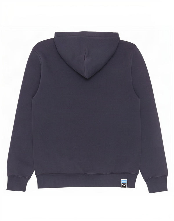 Puma moletom com capuz masculino grande bloco colorido azul marinho