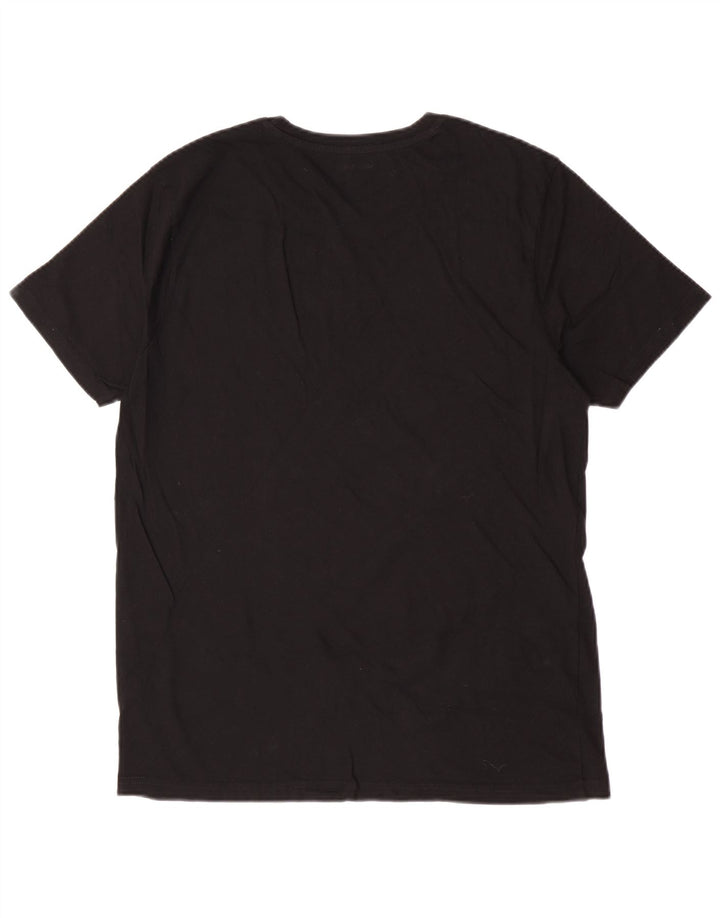 Camiseta Wrangler masculina gráfica grande preta