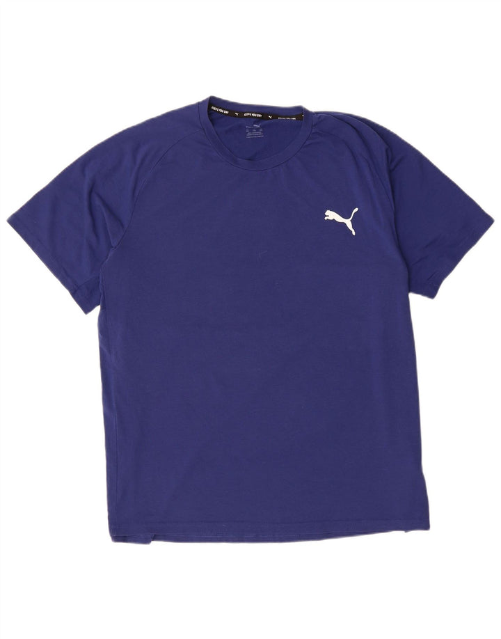 Camiseta masculina PUMA Top 2XL algodão azul marinho