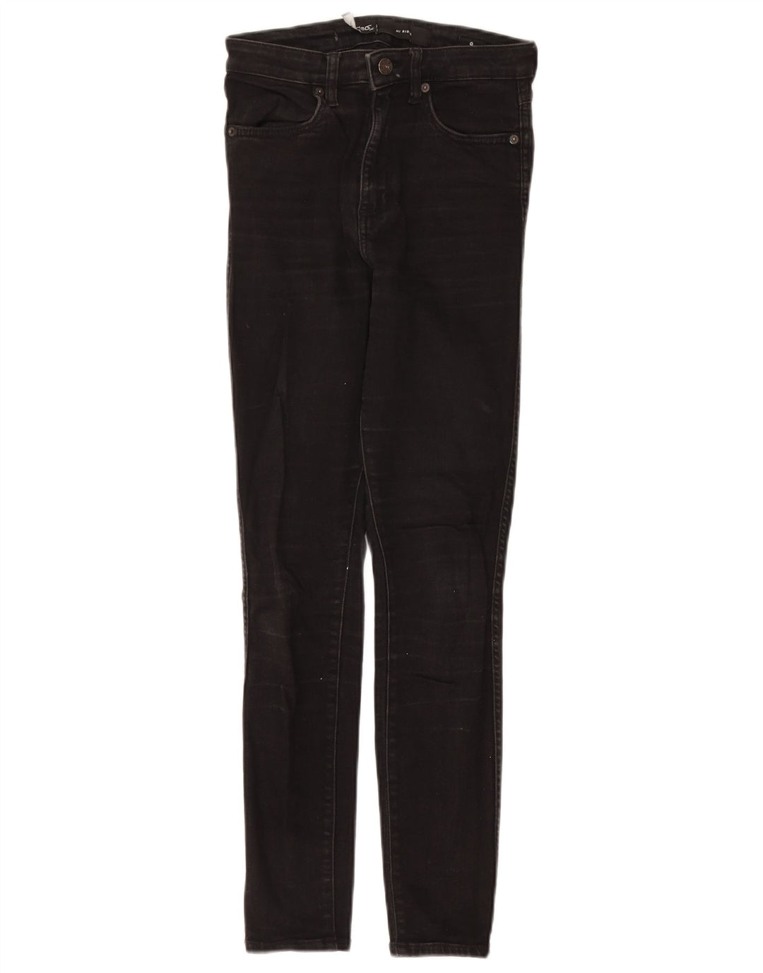 Calça jeans feminina LEE Riders cintura alta skinny US 9 médio W24 L27 algodão preto