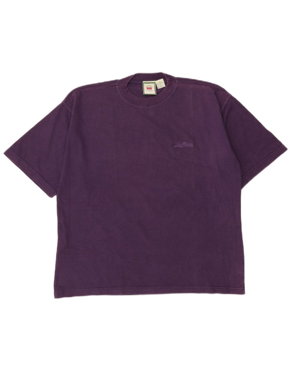 Camiseta masculina Levi's Top médio algodão roxo