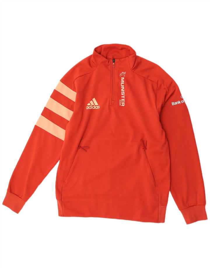 Adidas Mens Munster Rugby Graphic Moletom Jumper Grande Laranja