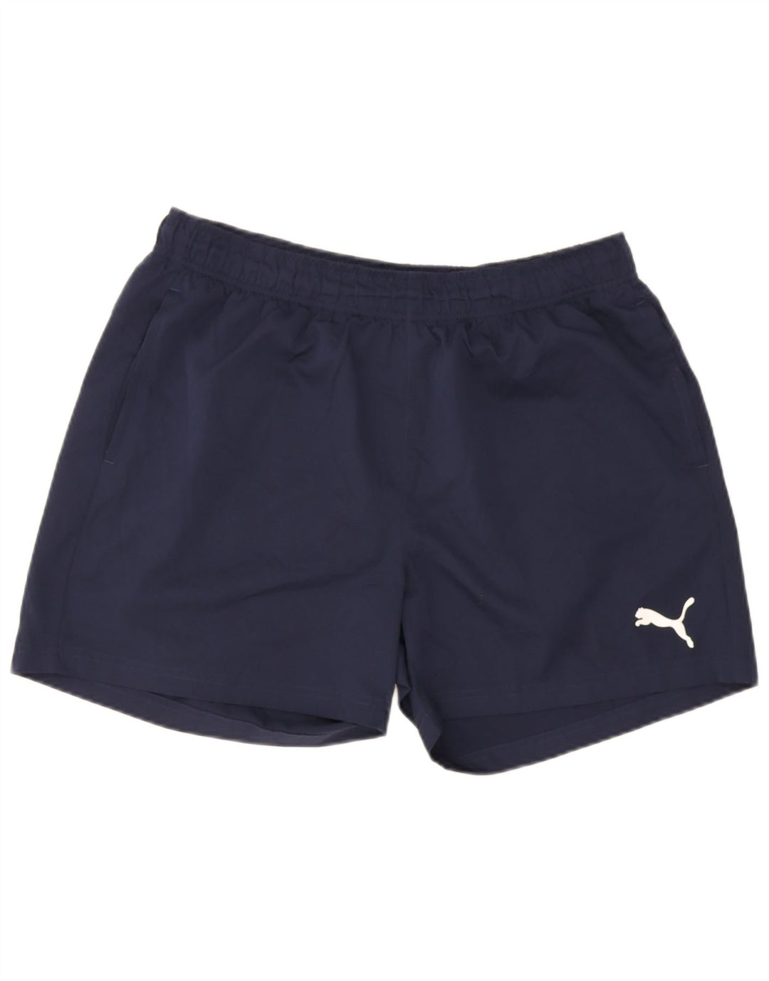 Shorts esportivos masculinos Puma XL azul marinho poliéster