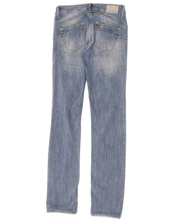 Liu Jo Womens Low Waist Slim Jeans W28 L32 Blue Cotton