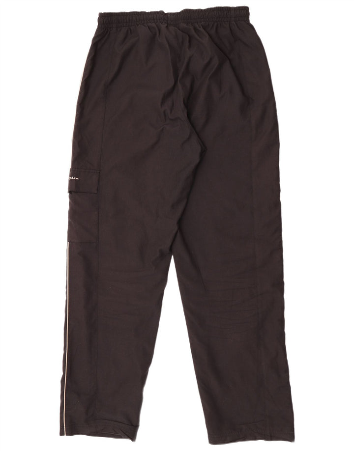 Calça de treino masculina Champion grande poliéster preto