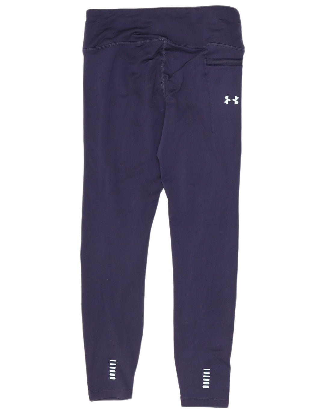 Leggings gráficas femininas Under Armour UK 12 poliéster azul marinho médio