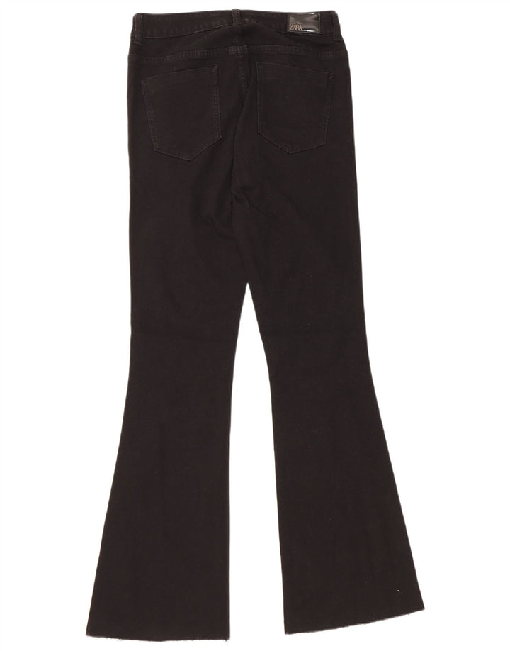 Zara Jeans feminino queimado EU 38 pequeno W28 L31 algodão preto