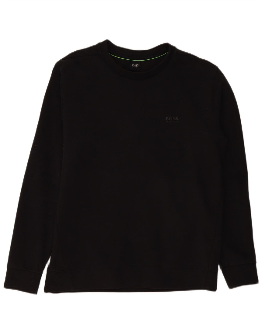 Hugo Boss moletom masculino jumper grande poliéster preto