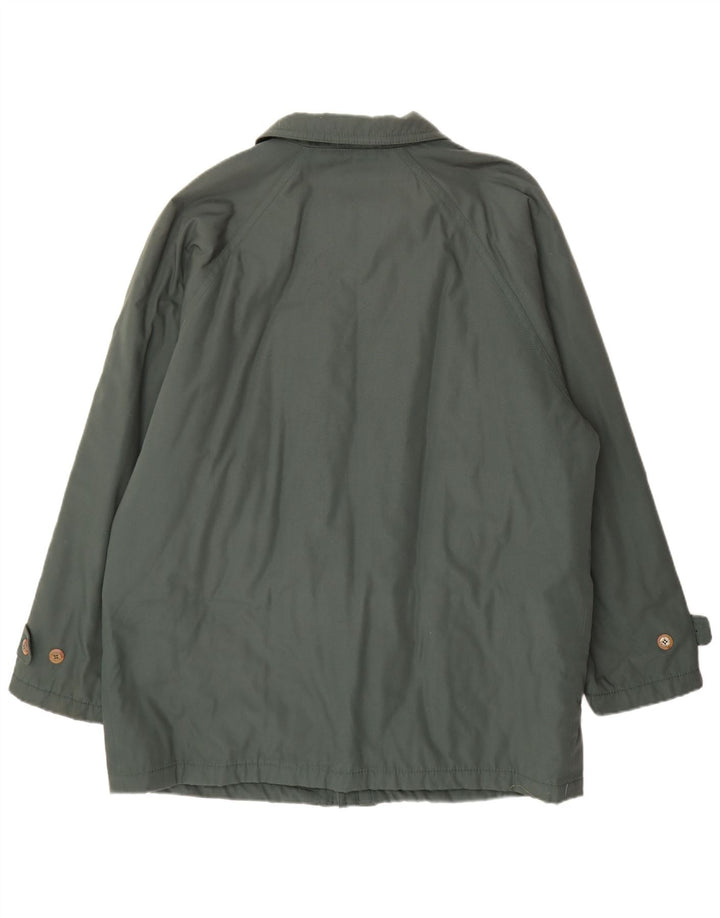 Jaqueta utilitária masculina Bush UK 46 3XL poliéster verde