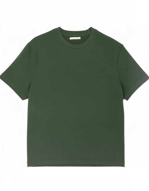 Camiseta masculina Zara Top grande verde