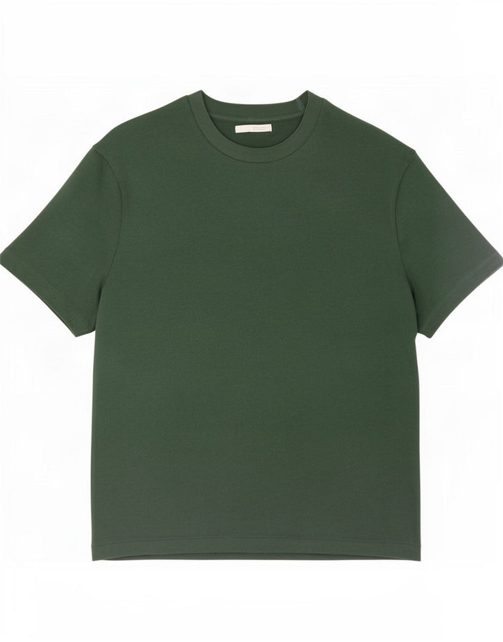 Camiseta masculina Zara Top grande verde