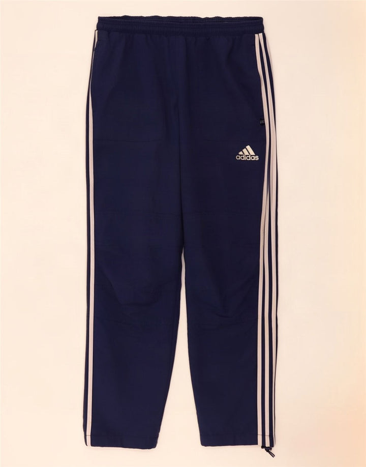 Calça de treino masculina Adidas médio azul marinho poliamida