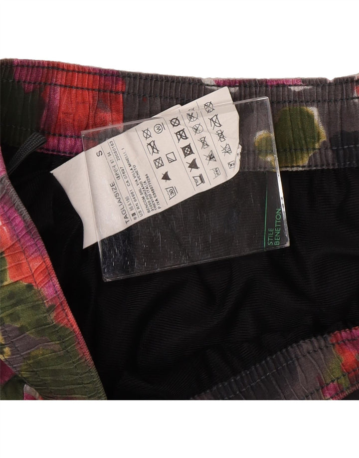 BENETTON Womens Asymmetrical Skirt Small W27  Multicoloured Cotton Vintage Benetton and Second-Hand Benetton from Messina Hembry 