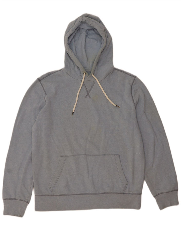 Gap moletom com capuz masculino grande algodão azul