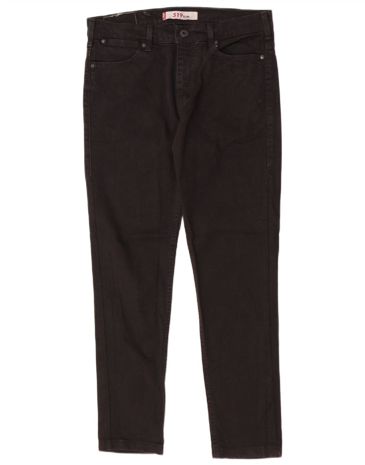Levi's Masculino 519 Slim Jeans W33 L30 Algodão Preto