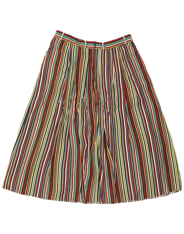 Saia plissada feminina Gerry Weber EU 46 XL W32 listrada multicolorida