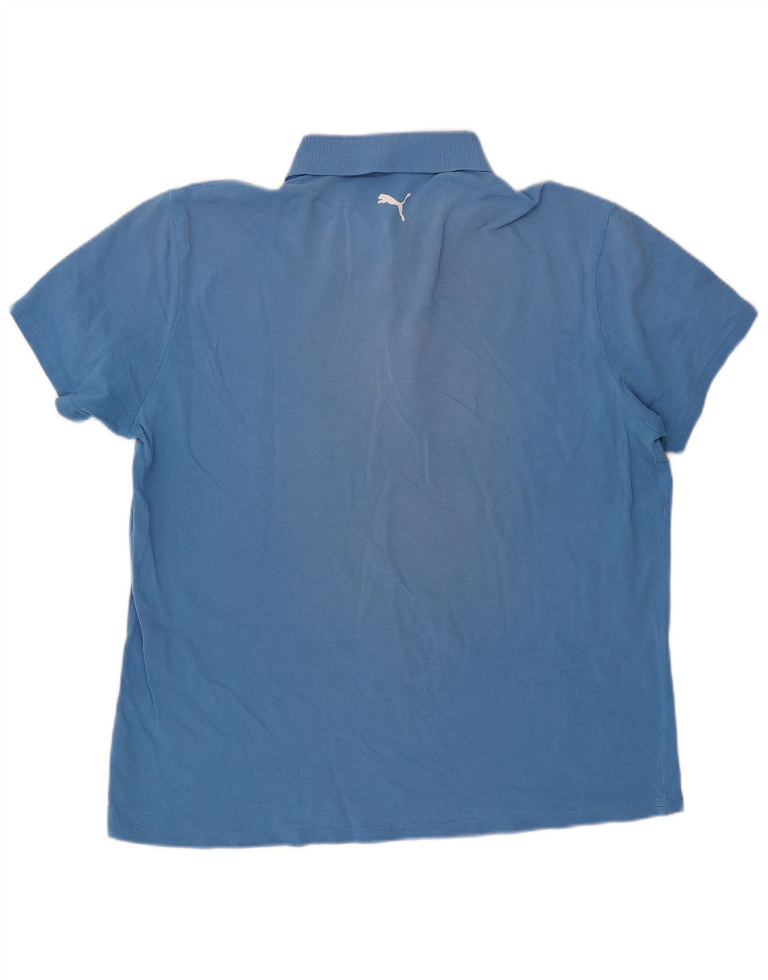 Camisa polo masculina PUMA XL azul algodão