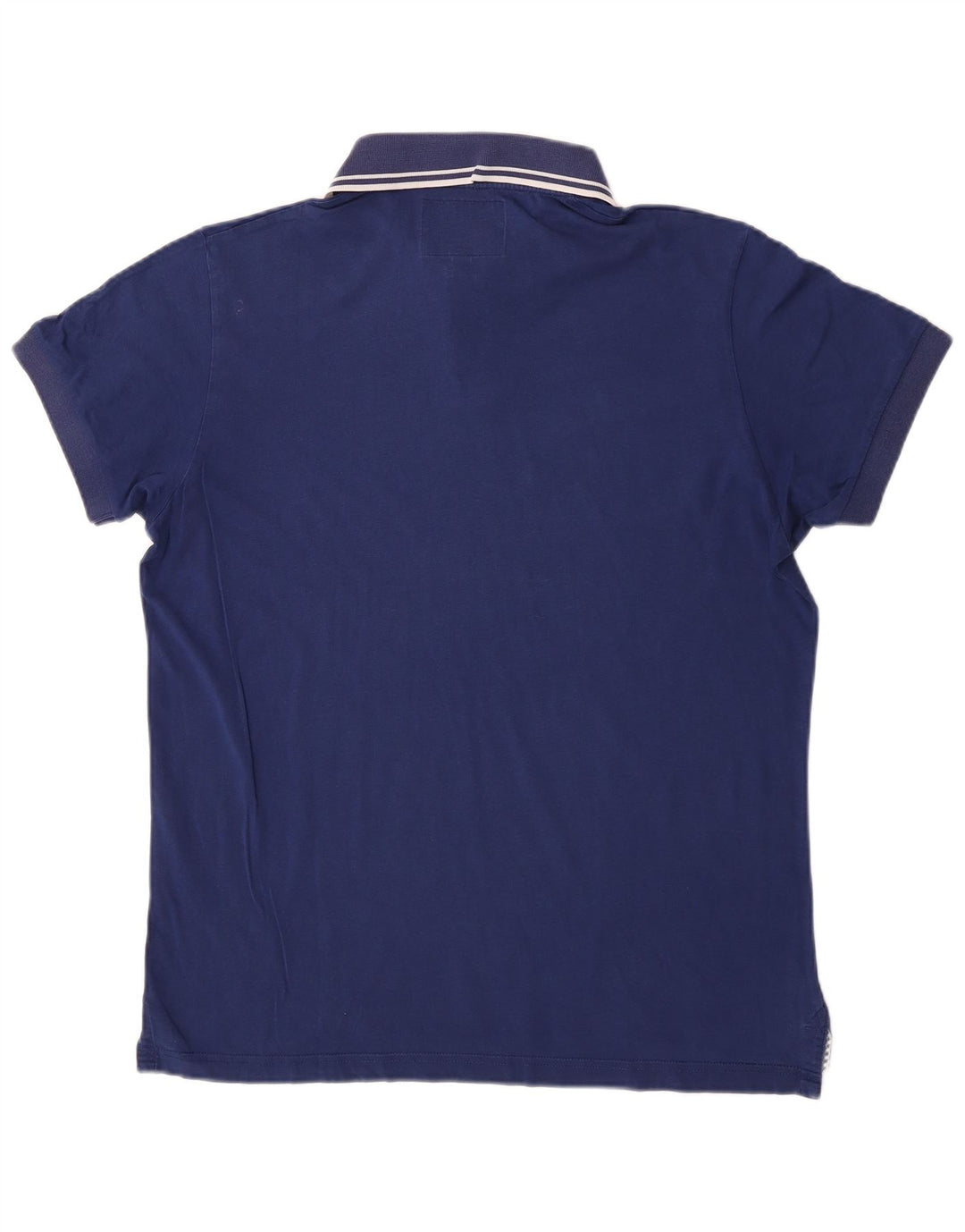 Camisa polo masculina Woolrich grande algodão azul marinho