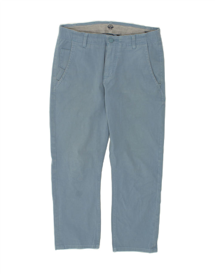 DOCKERS Mens Straight Chino Trousers W29 L25 Blue Cotton Vintage Dockers and Second-Hand Dockers from Messina Hembry 