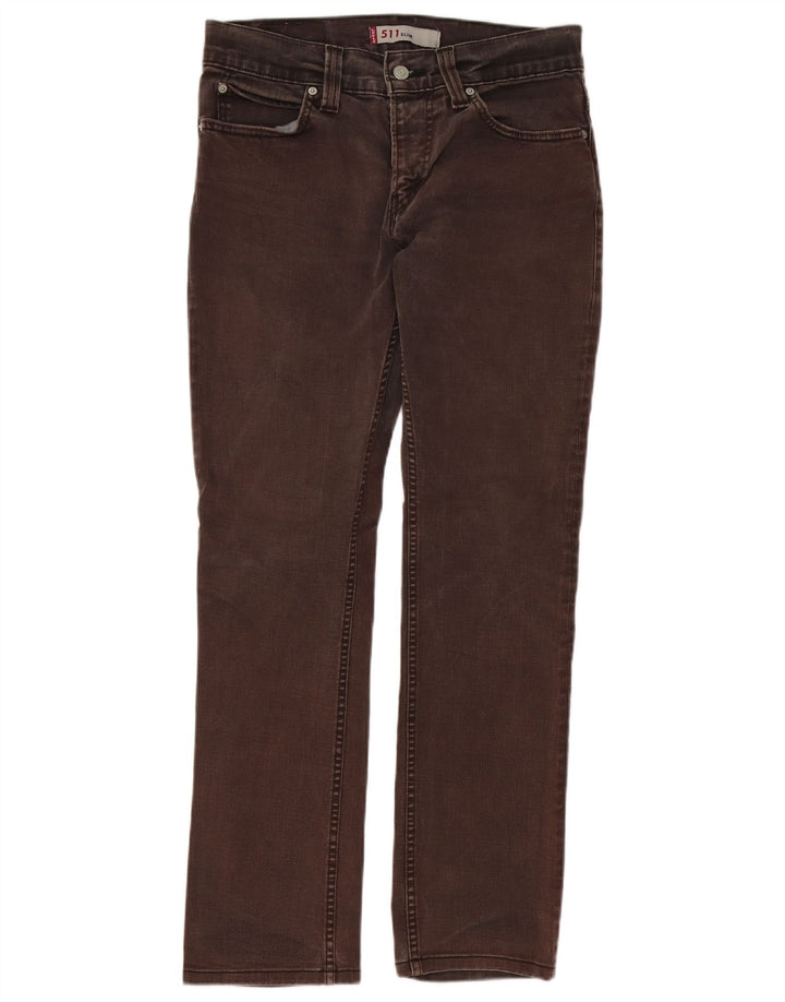 Jeans Levis 511 Slim Masculino W32 L30 Marrom
