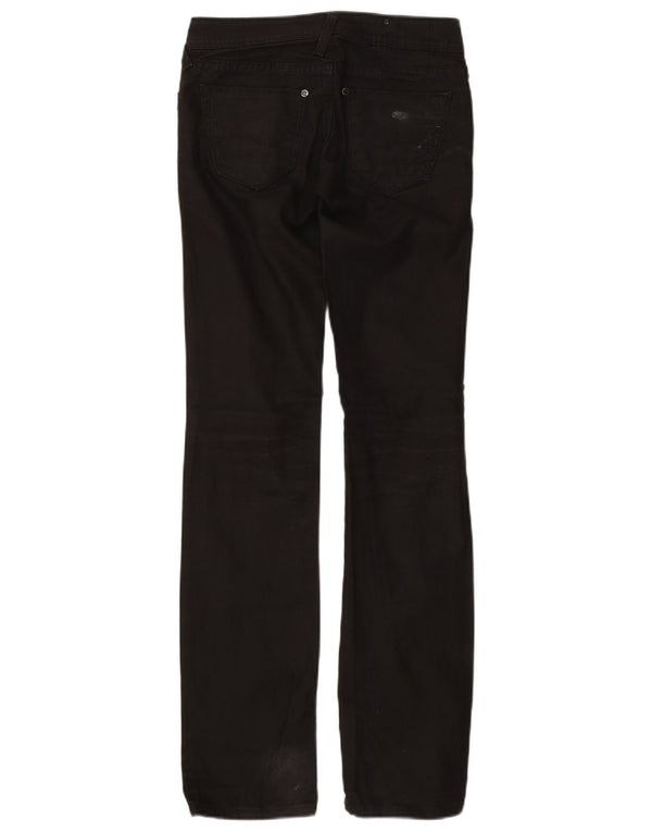 Jeans retos femininos G-Star W29 L34 algodão preto