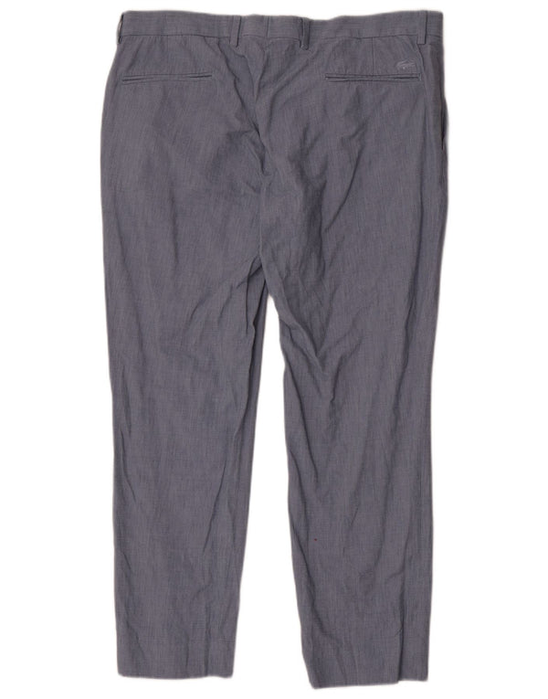 Calça Lacoste Masculina Slim Suit W36 L28 Azul Algodão