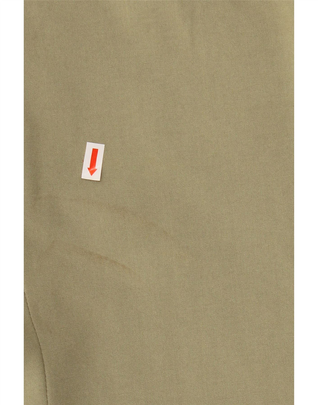 Jaqueta blazer masculina ZARA com 1 botão EU 48 poliéster cáqui médio