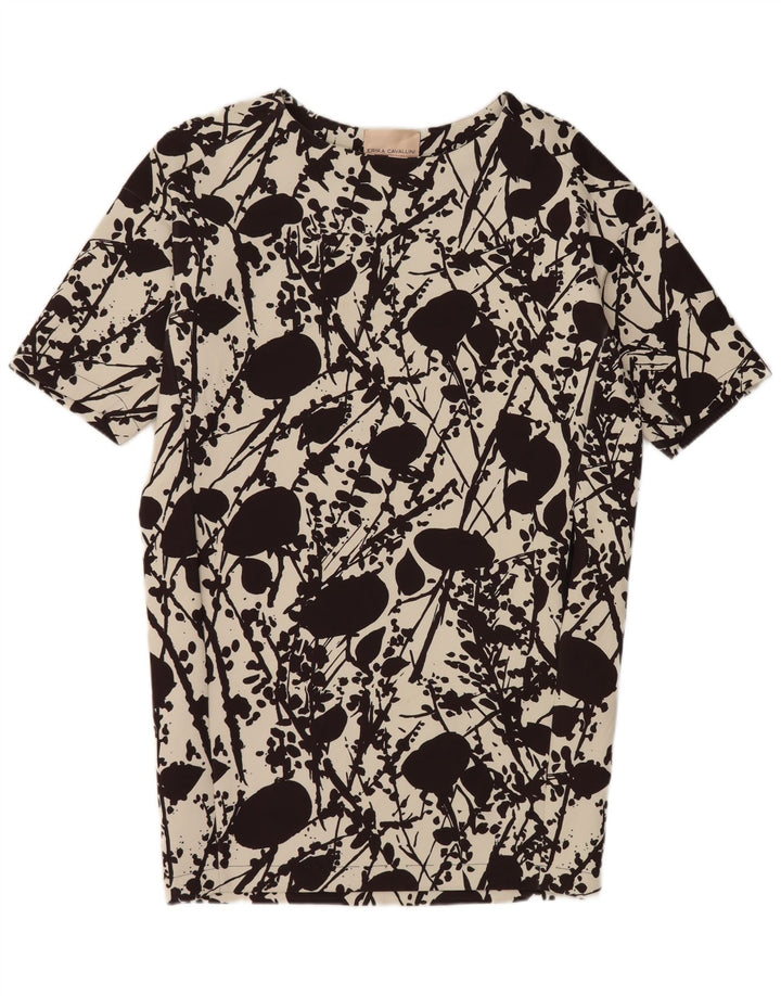 Erika Cavallini vestido feminino oversized IT 40 pequeno preto geométrico