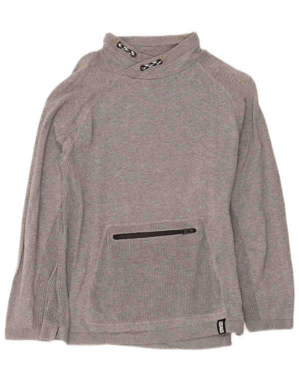 Suéter Zara Girls com gola tartaruga 13-14 anos algodão cinza