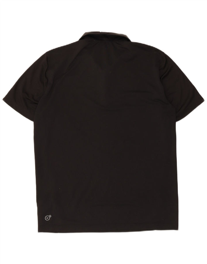 Camisa polo masculina Puma Golf grande poliéster preto