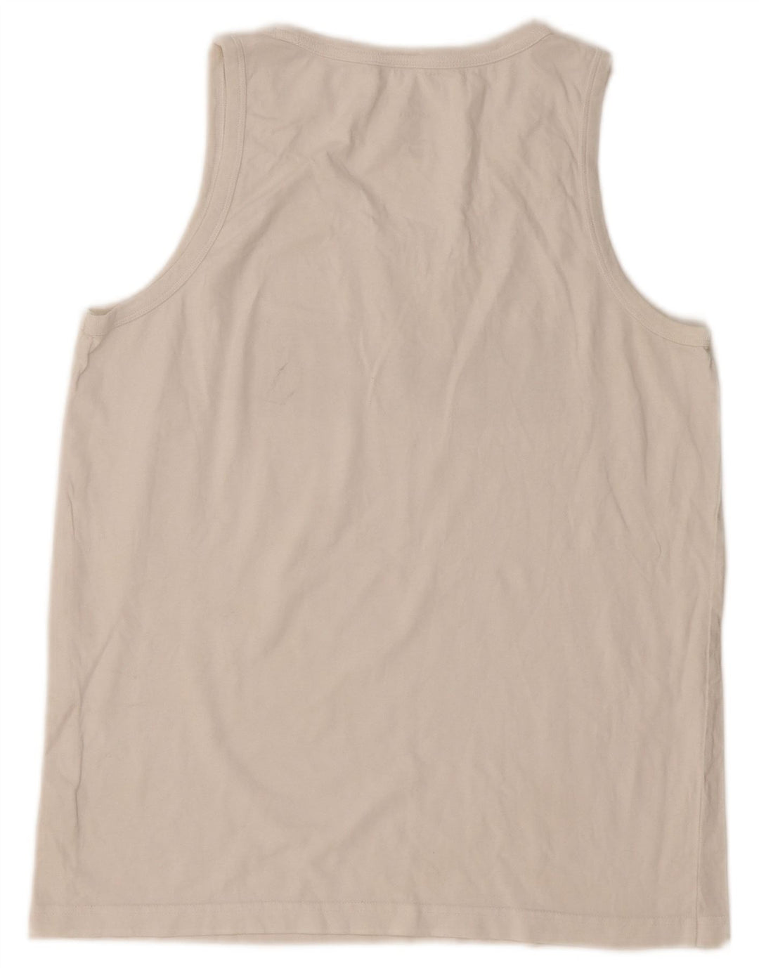 Converse Mulher Graphic Vest Top UK 10 Pequeno Branco