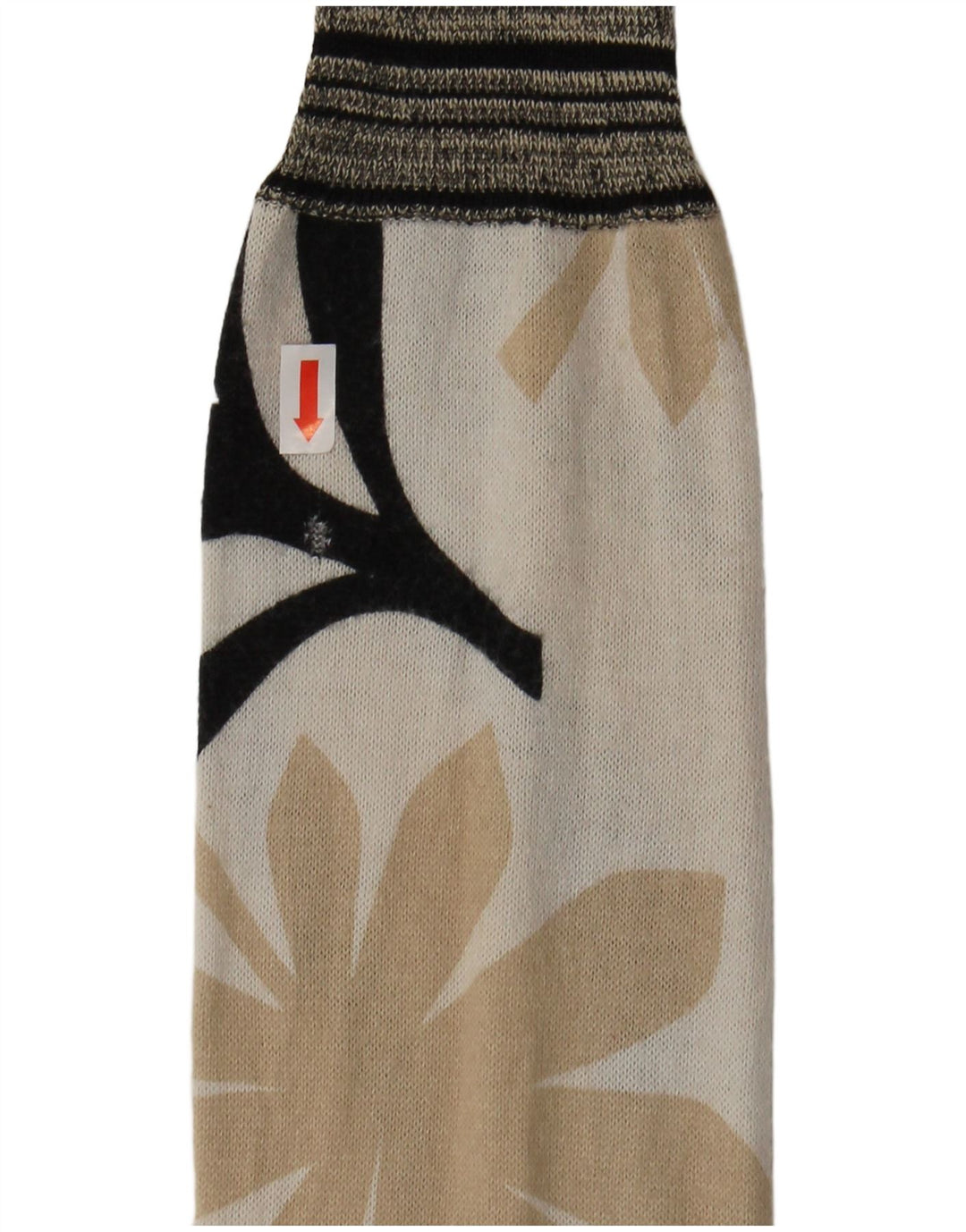 Suéter cardigã feminino ICEBERG UK 6 XS algodão floral branco