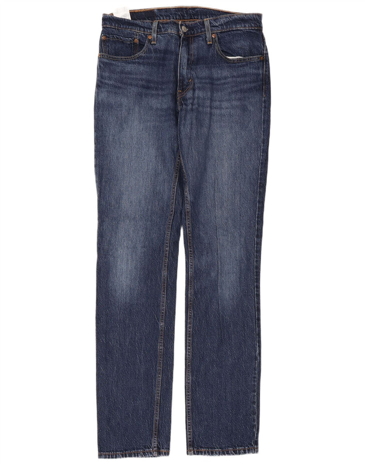 LEVI'S Masculino 511 Slim Jeans W32 L34 Azul Algodão