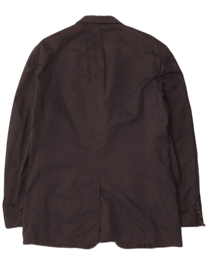 Jaqueta Blazer Masculina Polo Ralph Lauren com 3 Botões Reino Unido 38 Algodão Preto Médio