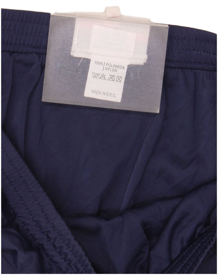 Shorts esportivos femininos Reebok UK 14 grande azul marinho poliamida
