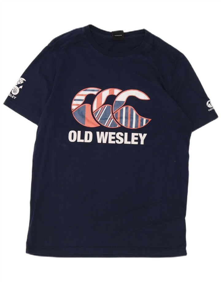 Camiseta gráfica masculina CANTERBURY XL algodão azul marinho