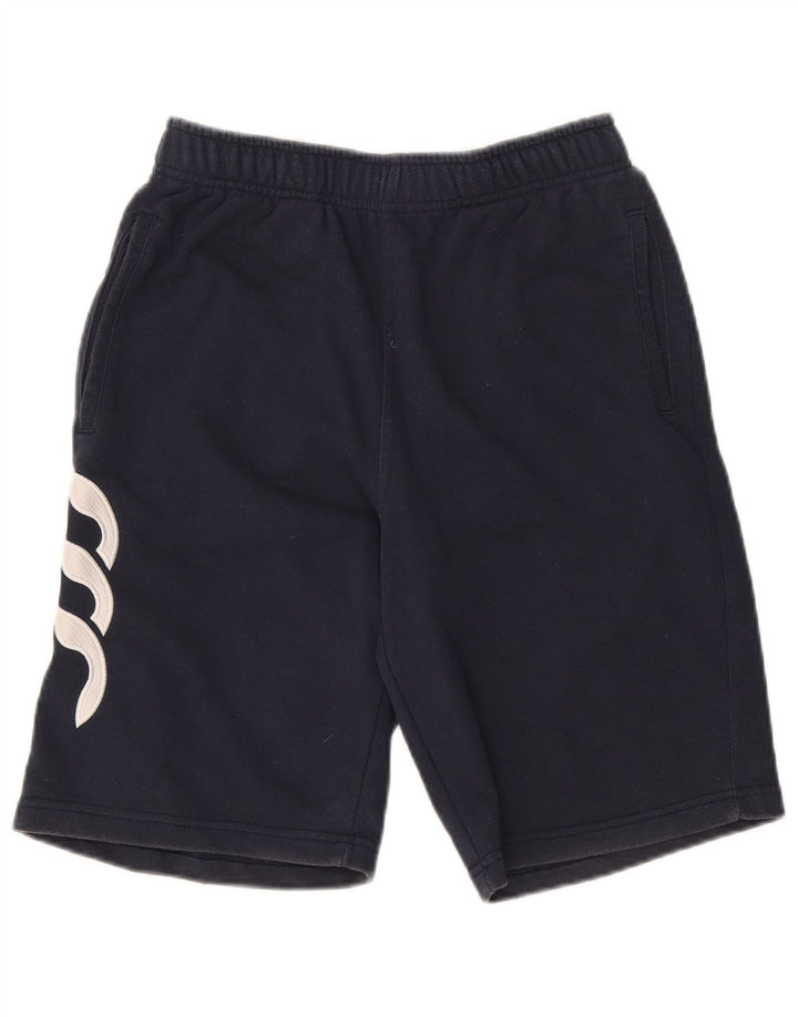 Shorts esportivos masculinos Canterbury, pequeno, azul marinho, algodão