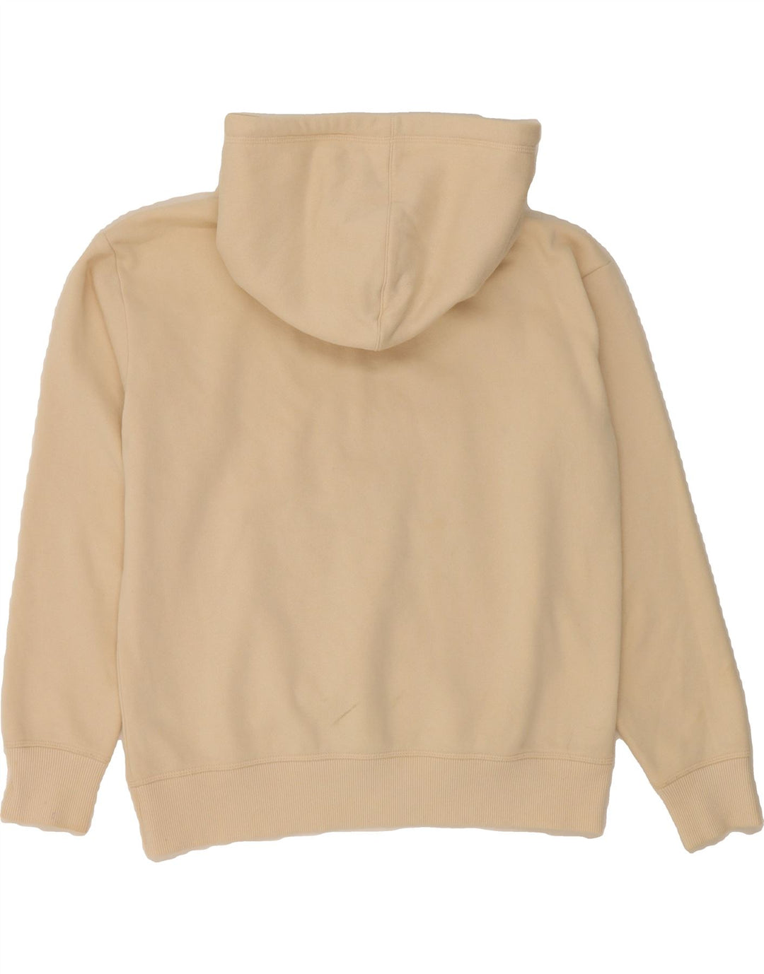 CHAMPION Womens Oversized Hoodie Jumper UK 6 XS Off White Cotton Vintage Champion and Second-Hand Champion from Messina Hembry 