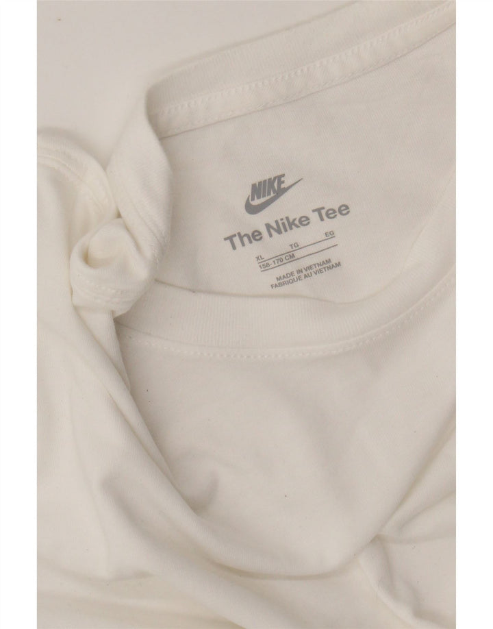 Camiseta NIKE Meninos Top 13-14 Anos XL Branco