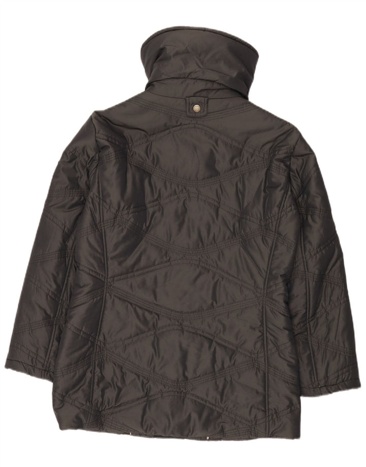 Jaqueta acolchoada feminina Perte by Krizia UK 12 médio preto