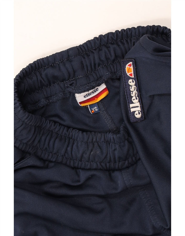 Calça feminina ELLESSE com estampa gráfica UK 6 XS azul marinho poliéster