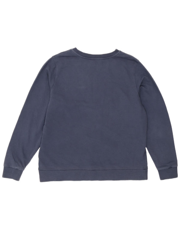 Suéter feminino Marks & Spencer UK 18 XL azul marinho algodão