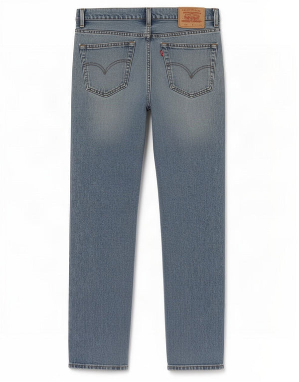 Levi's Masculino 504 Straight Jeans W35 L32 Azul Algodão