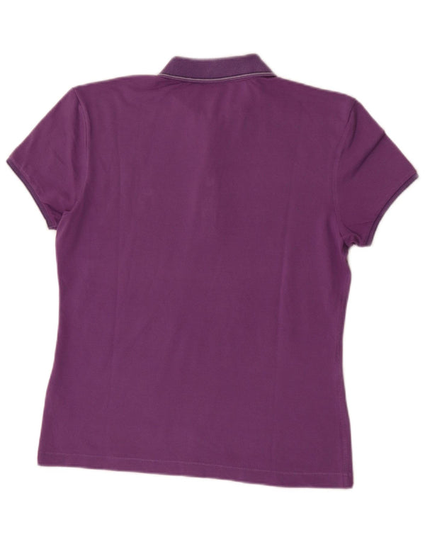 Camisa polo feminina Champion Heritage Fit UK 18 XL algodão roxo