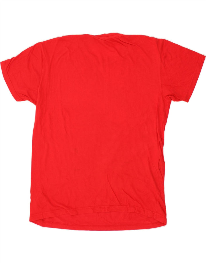 DIADORA Mens T-Shirt Top Large Red Cotton Vintage Diadora and Second-Hand Diadora from Messina Hembry 
