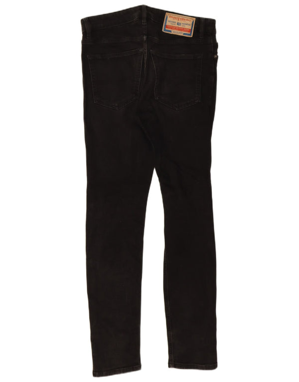 Diesel Mens Jeans Skinny W30 L30 Algodão Preto
