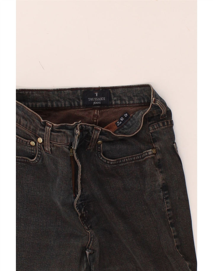 TRUSSARDI Womens Slim Jeans W26 L27  Blue Vintage Trussardi and Second-Hand Trussardi from Messina Hembry 