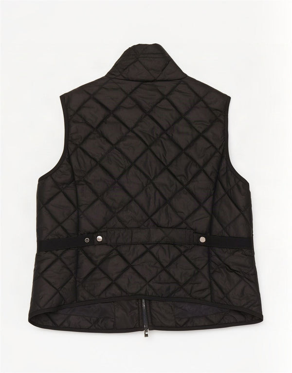 Colete acolchoado feminino Esprit UK 14 grande poliéster preto