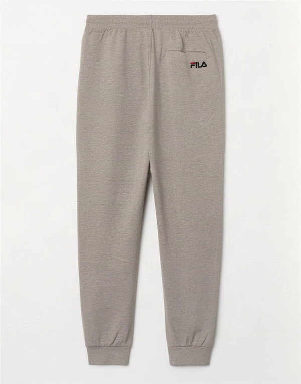 Calça de treino feminina Fila Joggers UK 14 algodão manchado cinza médio